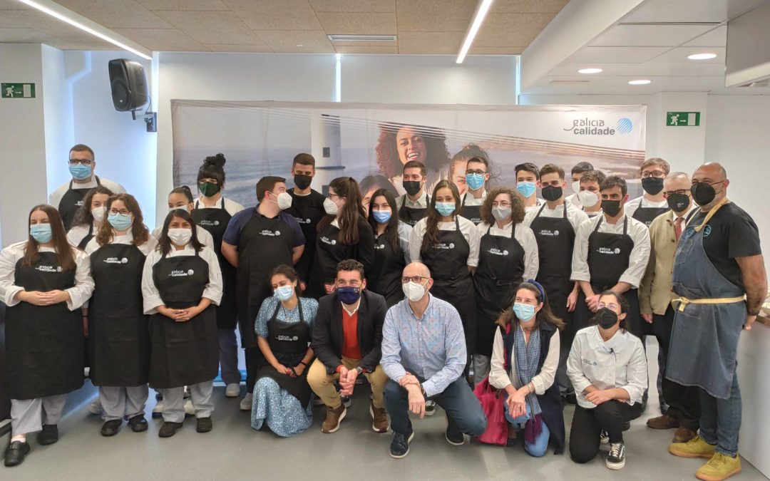 El ‘Aula Gastronómica Galicia Calidade’ continúa su periplo por las escuelas de Hostelería