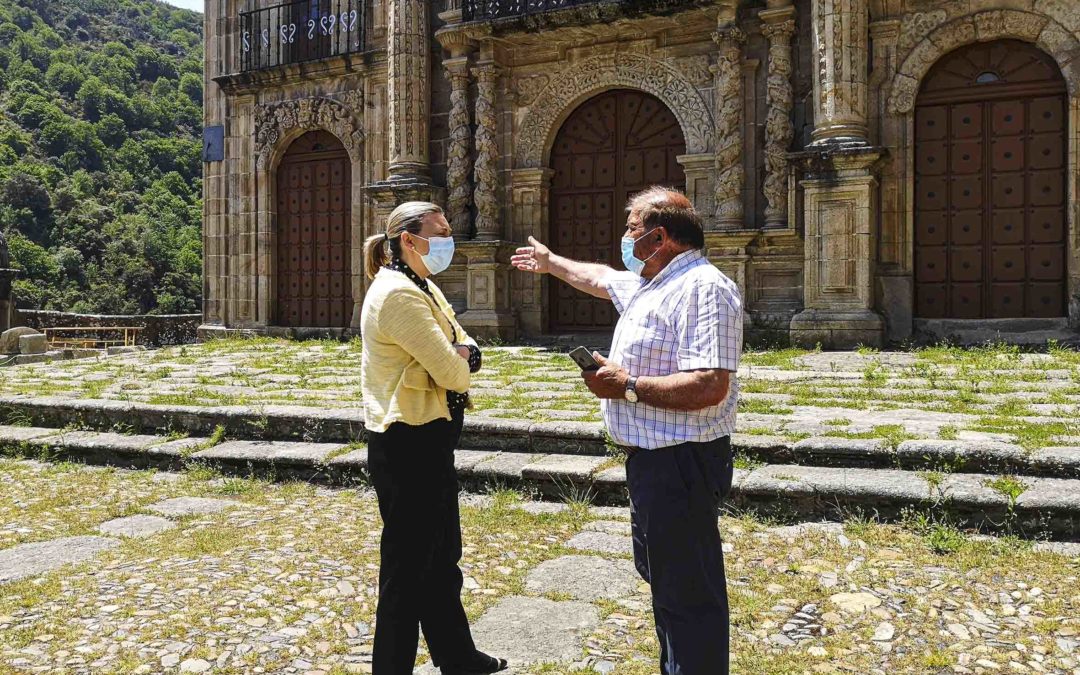 La nueva gerente del Inorde continúa en O Bolo su visita a los concellos ourensanos