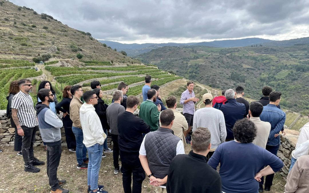 Alumnos del IGV descubren la riqueza de los viñedos de la D.O. Valdeorras